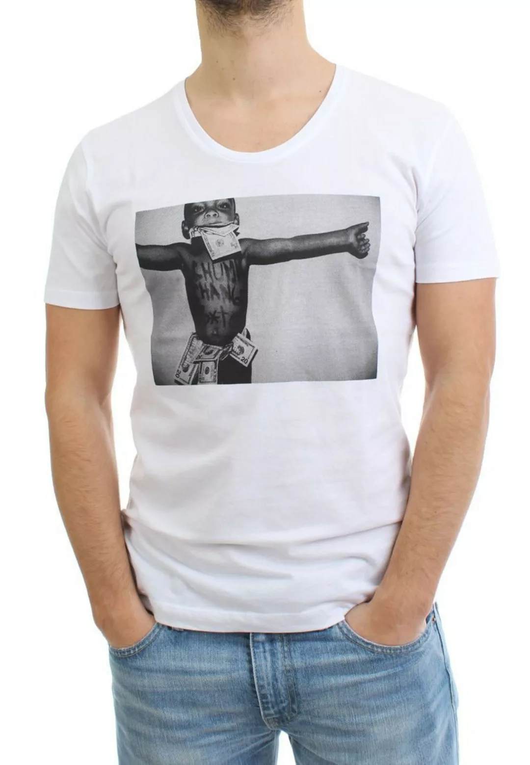 Be Famous T-Shirt Men - CHANGE B - White günstig online kaufen