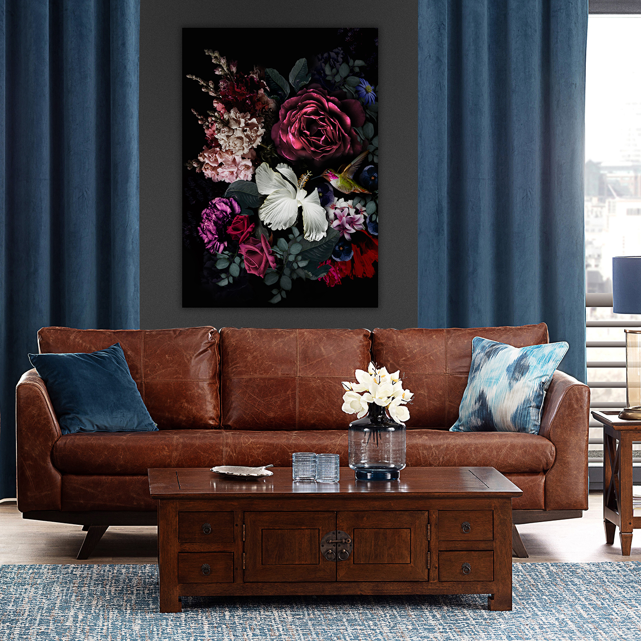 Leinwandbild Flowers I, 35 x 50 cm günstig online kaufen