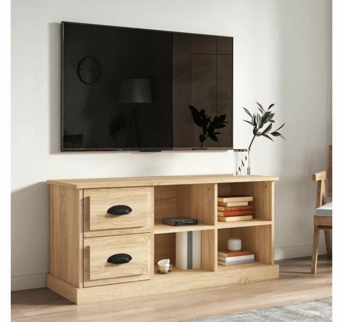 vidaXL TV-Schrank TV-Schrank Sonoma Eiche 102x35,5x47,5 cm Spanplatte günstig online kaufen