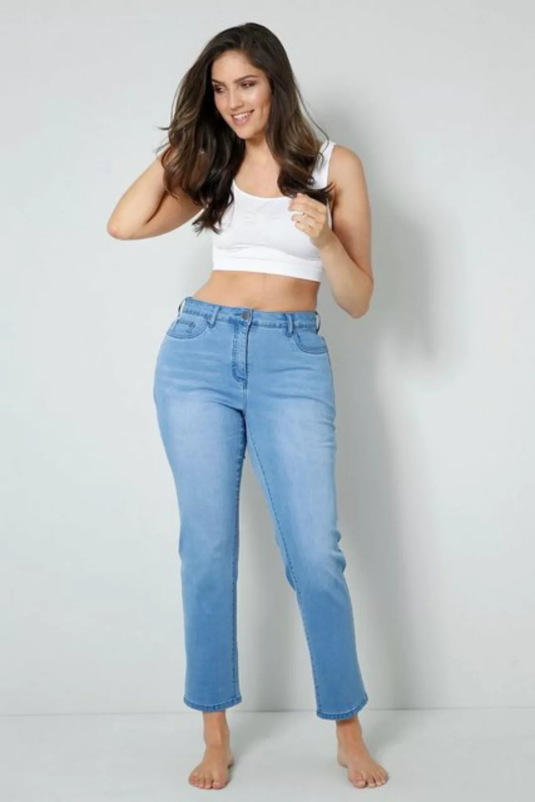 Dollywood Regular-fit-Jeans Shaping-Jeans Powerstretch-Denim 5-Pocket günstig online kaufen