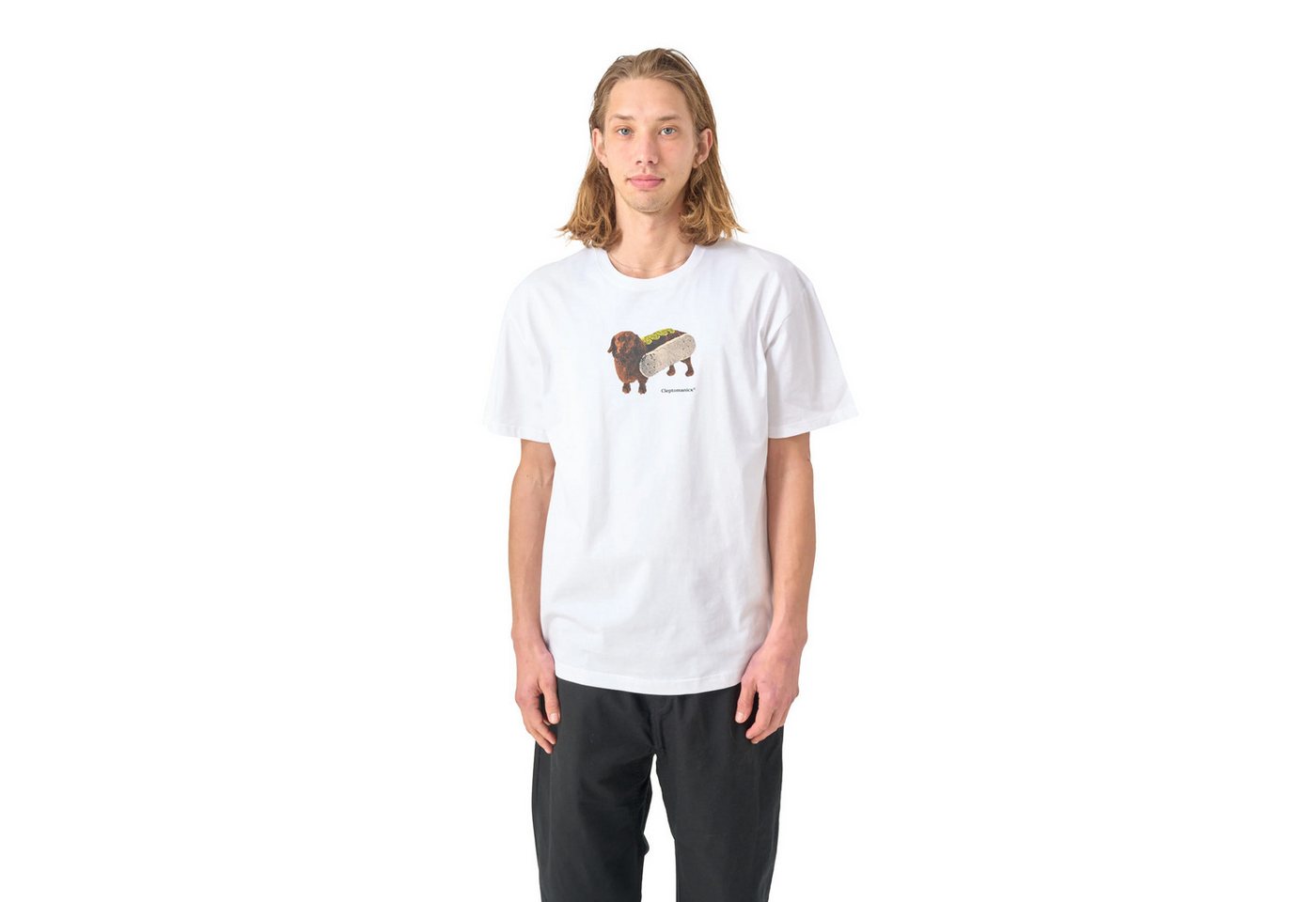 Cleptomanicx T-Shirt Hot Dog - white günstig online kaufen