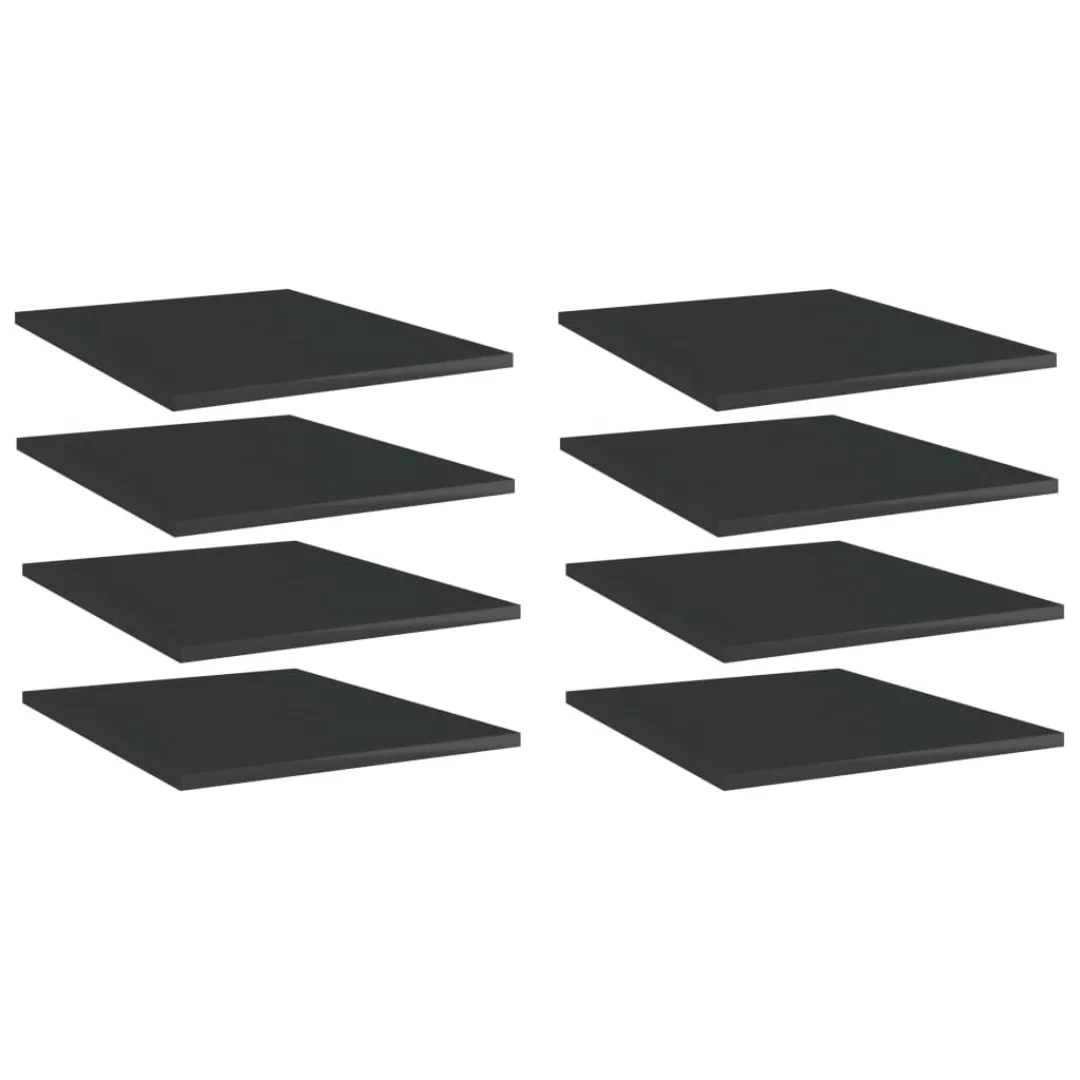 Bücherregal-bretter 8 Stk. Hochglanz-schwarz 40x50x1,5 Cm günstig online kaufen