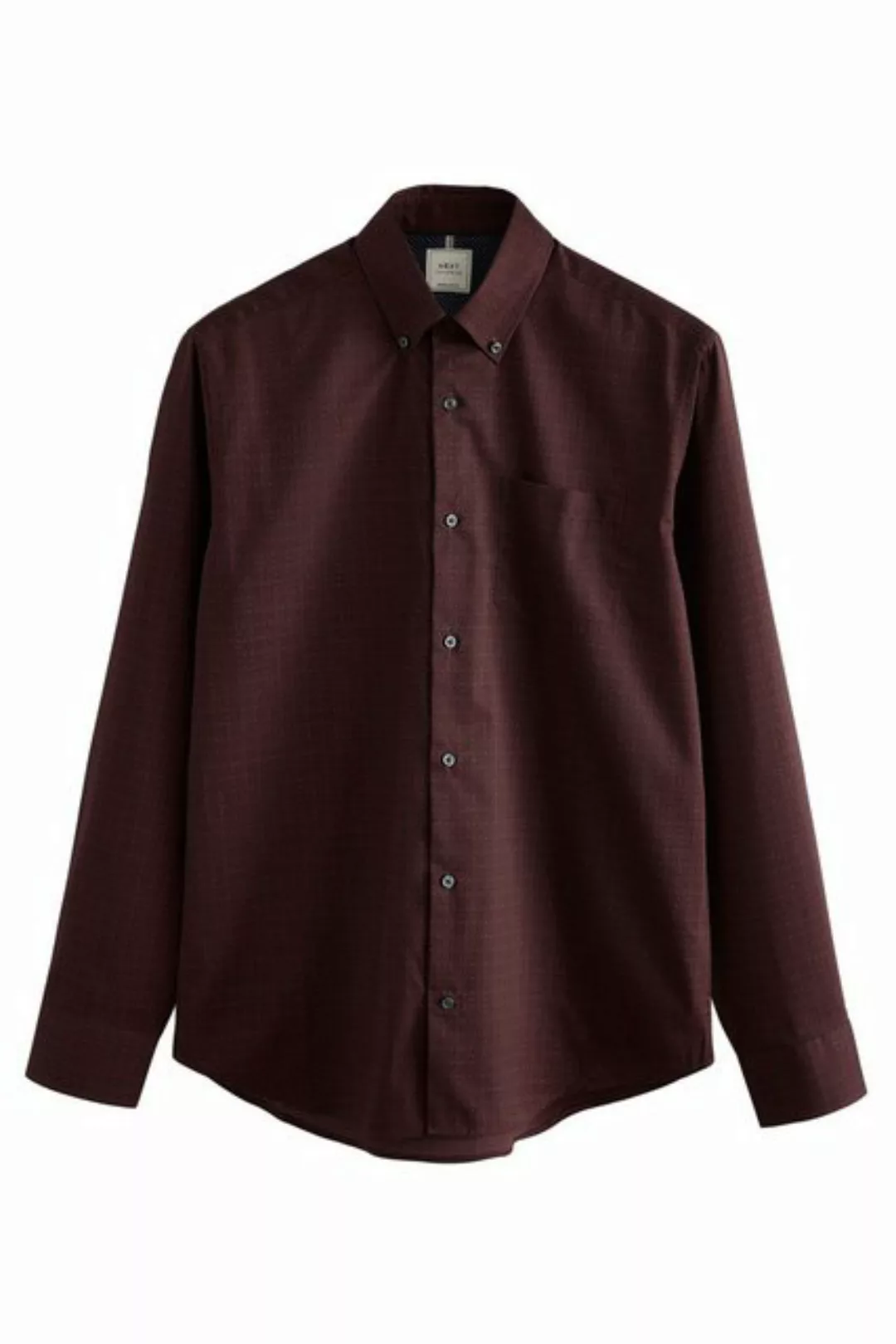 Next Langarmhemd Pflegeleichtes Button-Down-Oxford-Hemd (1-tlg) günstig online kaufen