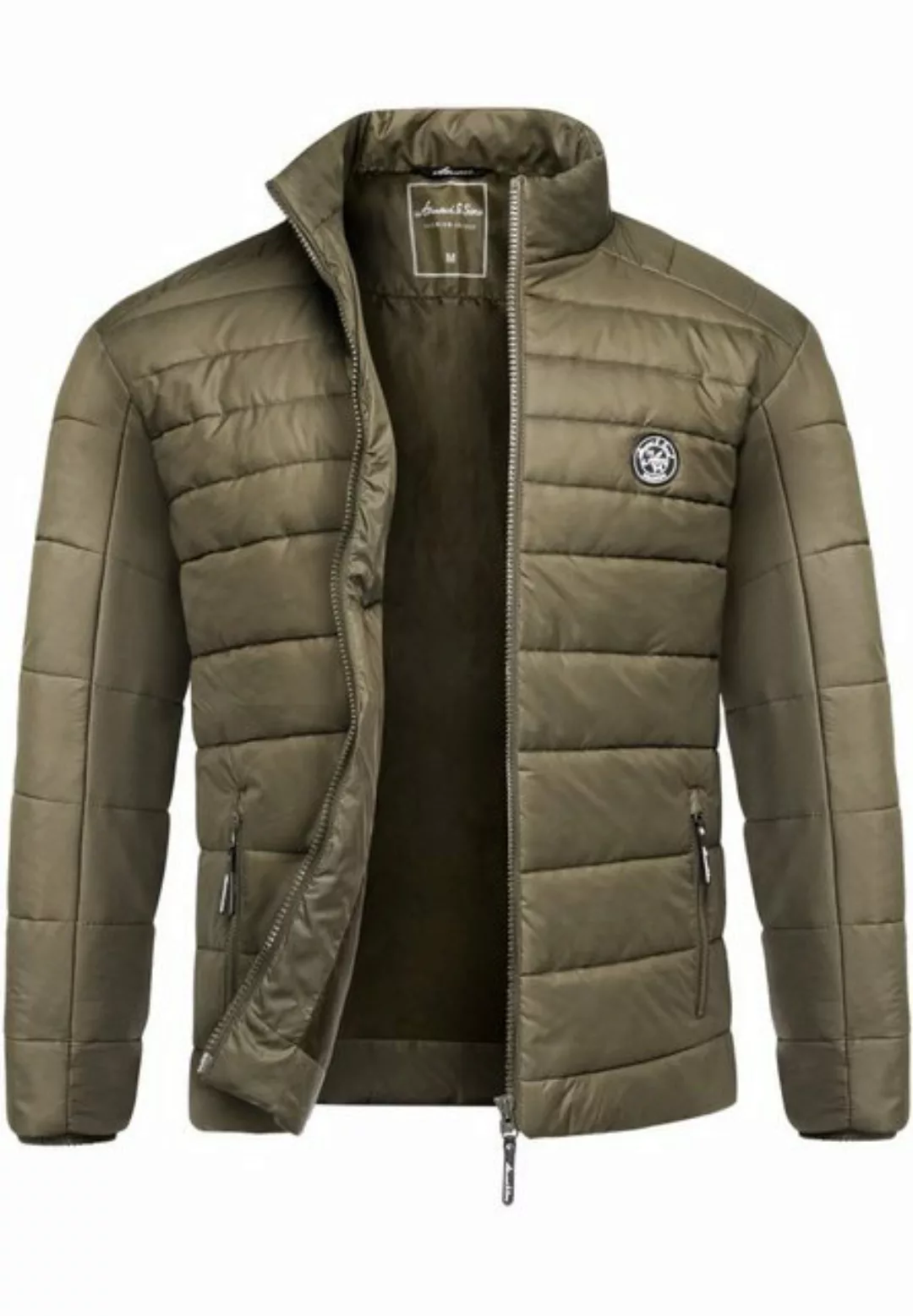 Amaci&Sons Steppjacke REVERE Steppjacke Herren Outdoor Basic Patch Jacke günstig online kaufen