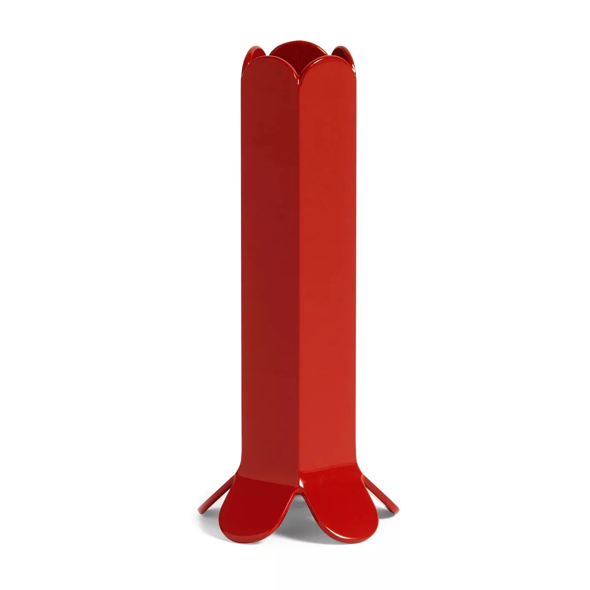 HAY - Arcs Kerzenhalter L - rot/H 13cm / 5,5cm günstig online kaufen