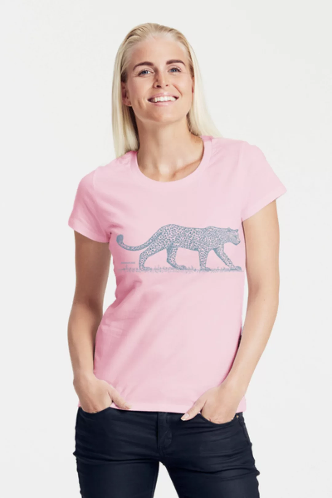 Bio-damen-t-shirt "Leopard" günstig online kaufen