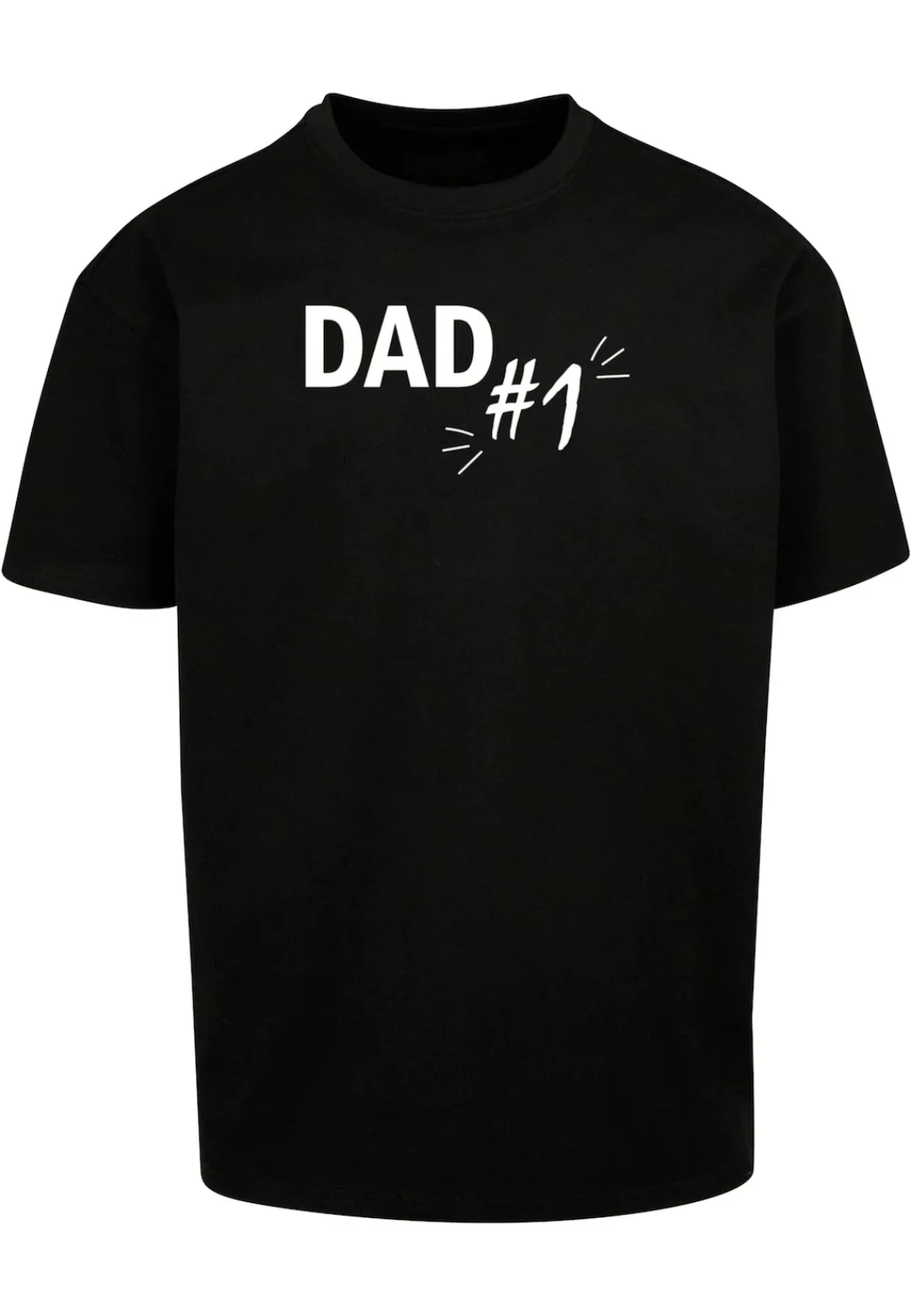 Merchcode T-Shirt "Merchcode Herren Fathers Day - Dad number 1 Heavy Oversi günstig online kaufen