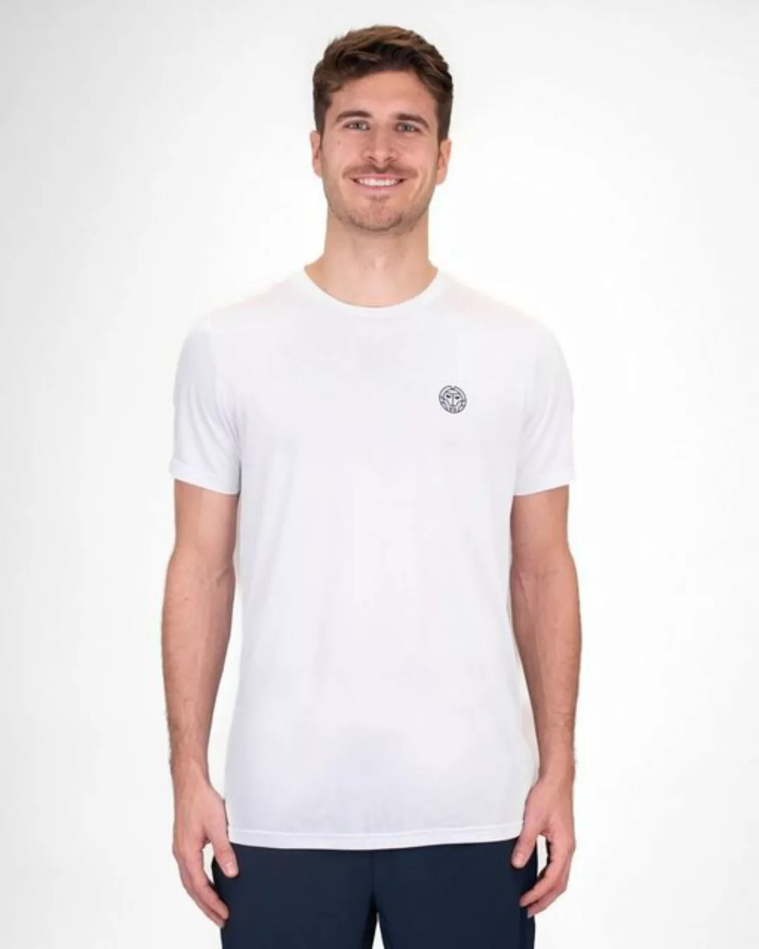 BIDI BADU Tennisshirt Crew Tennisshirt für Herren in weiß günstig online kaufen