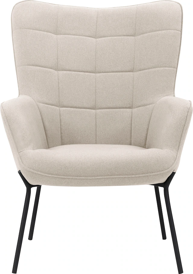 OTTO products Loungesessel »Luukas, Ohrensessel mit Metallbeinen,«, (1 St.) günstig online kaufen