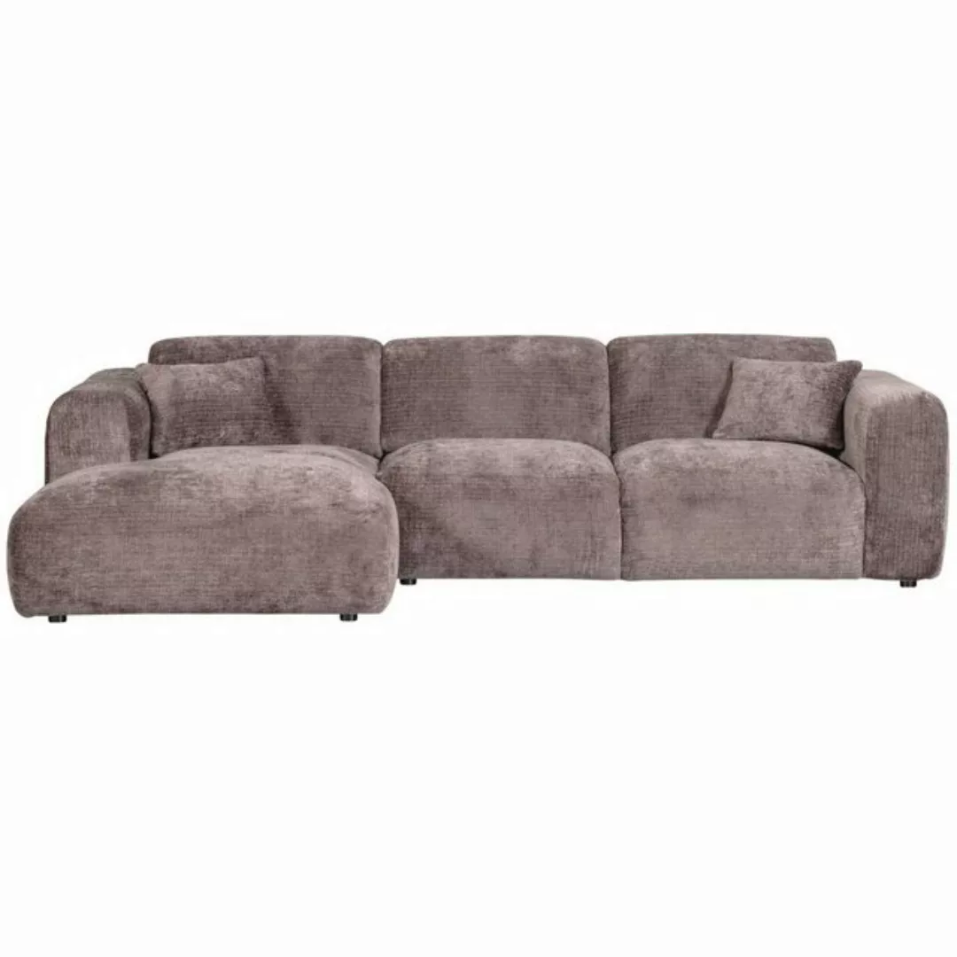 WOOOD Ecksofa Chaiselongue Cloud aus Chenille-Stoff Links günstig online kaufen