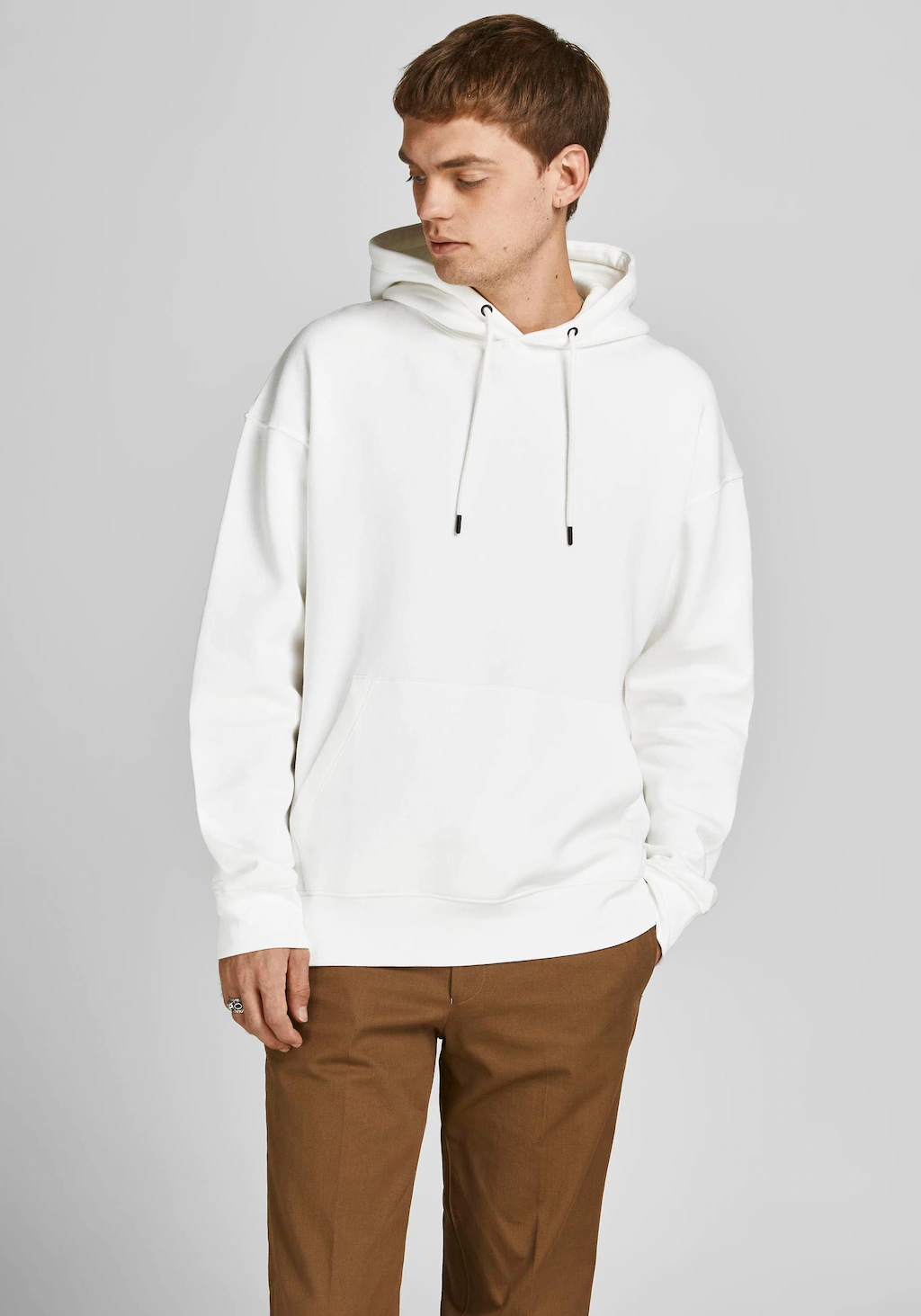 Jack & Jones Herren Hoodie Kapuzenpullover JJESTAR BASIC - Relaxed Fit günstig online kaufen