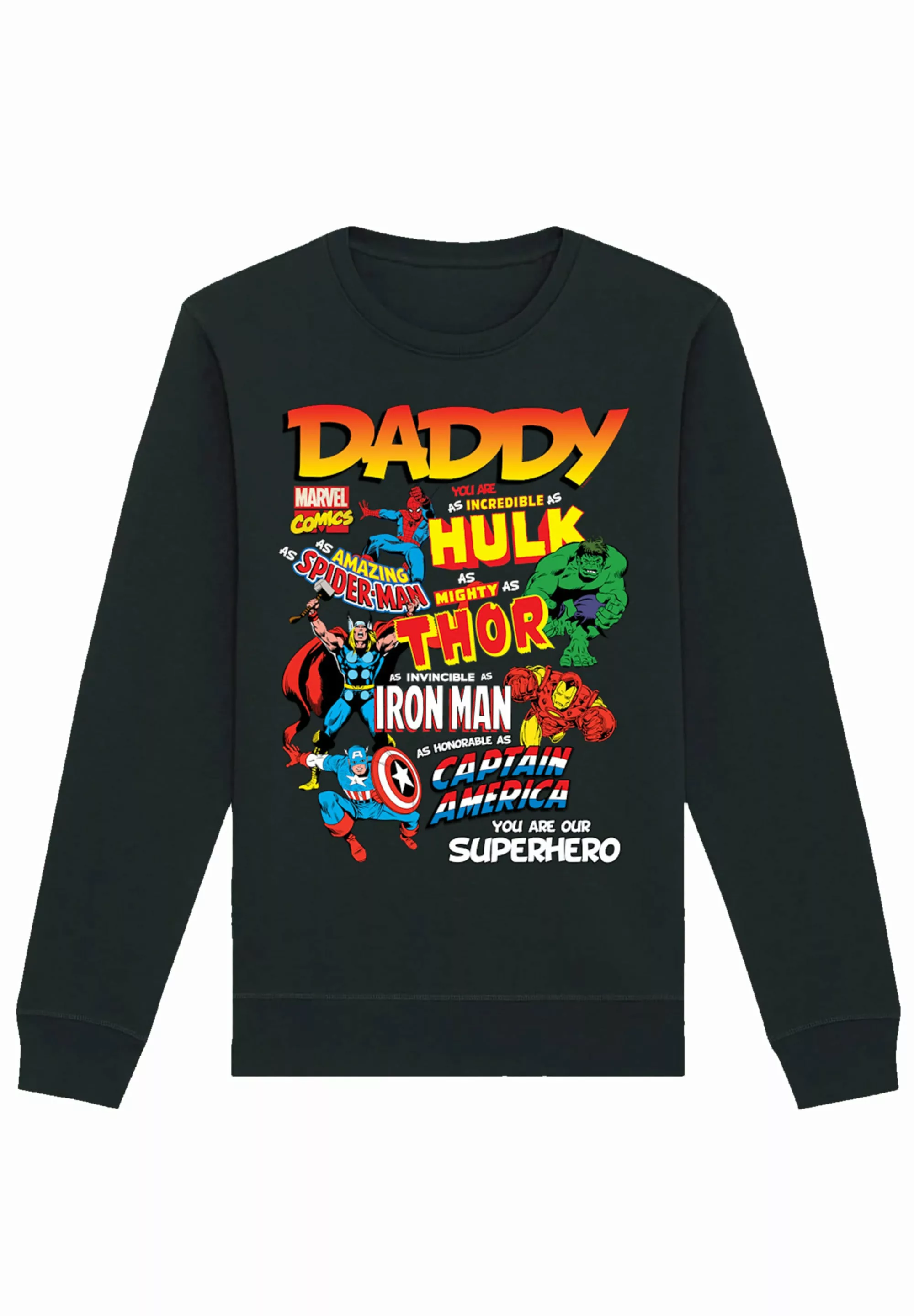 F4NT4STIC Sweatshirt "Marvel Comics Our Dad Superhero", Premium Qualität günstig online kaufen