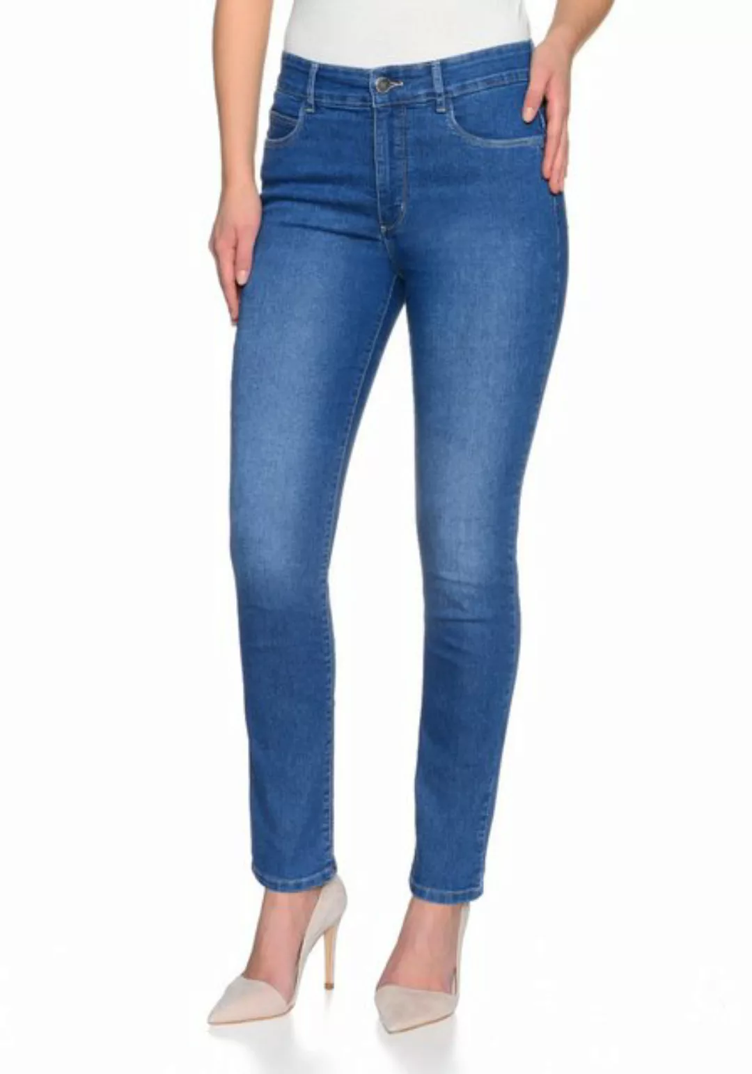 STOOKER WOMEN 5-Pocket-Jeans Milano Denim Magic Shape Fit Casual Clean Wash günstig online kaufen