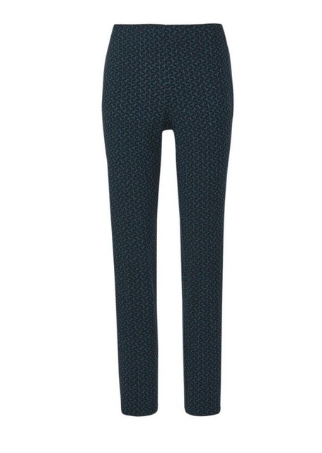 GOLDNER Stoffhose Druckhose LOUISA mit Jacquard-Muster günstig online kaufen