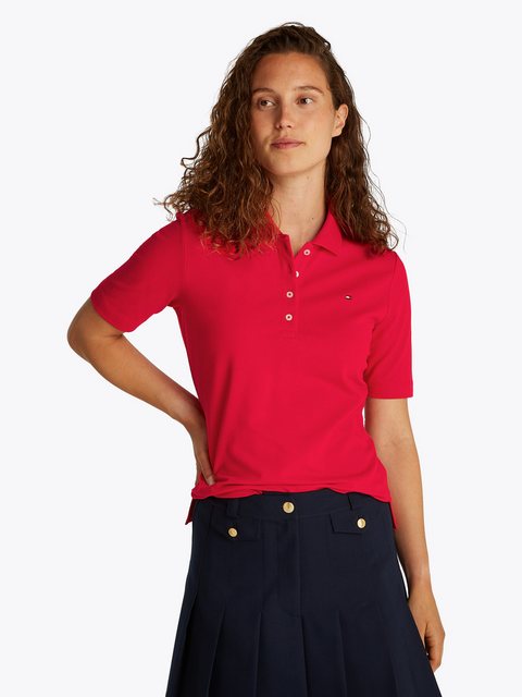 Tommy Hilfiger Poloshirt 1985 Regular Fit Pique Premium Polo mit Logo-Stick günstig online kaufen