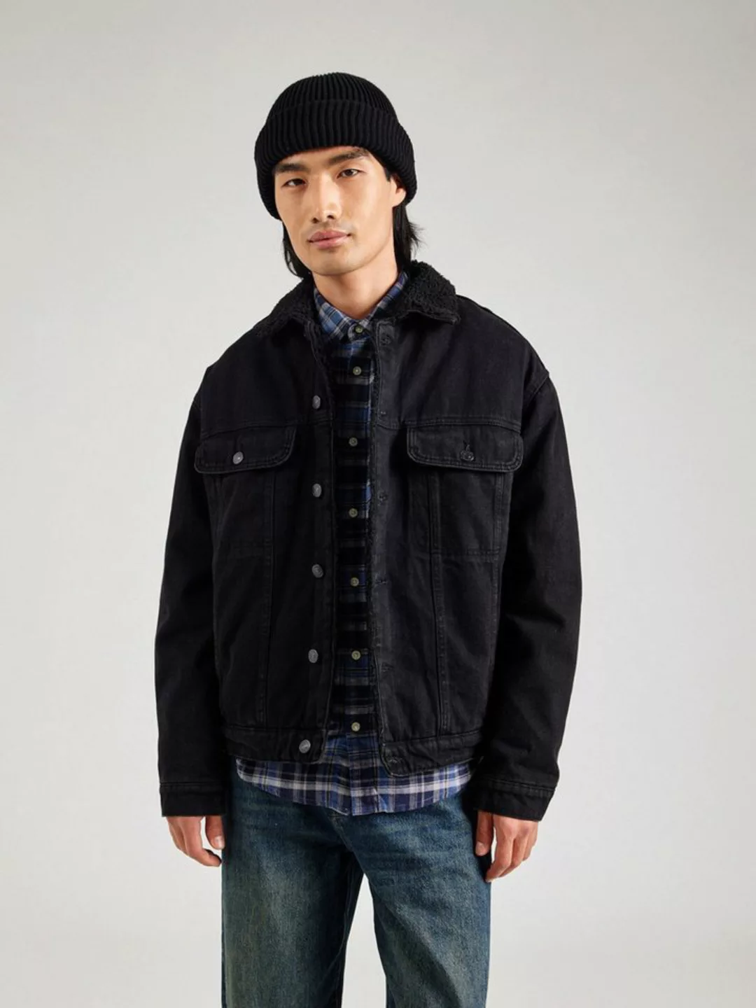 ONLY & SONS Outdoorjacke Only and Sons - Winter Jeansjacke mit Teddyfell - günstig online kaufen