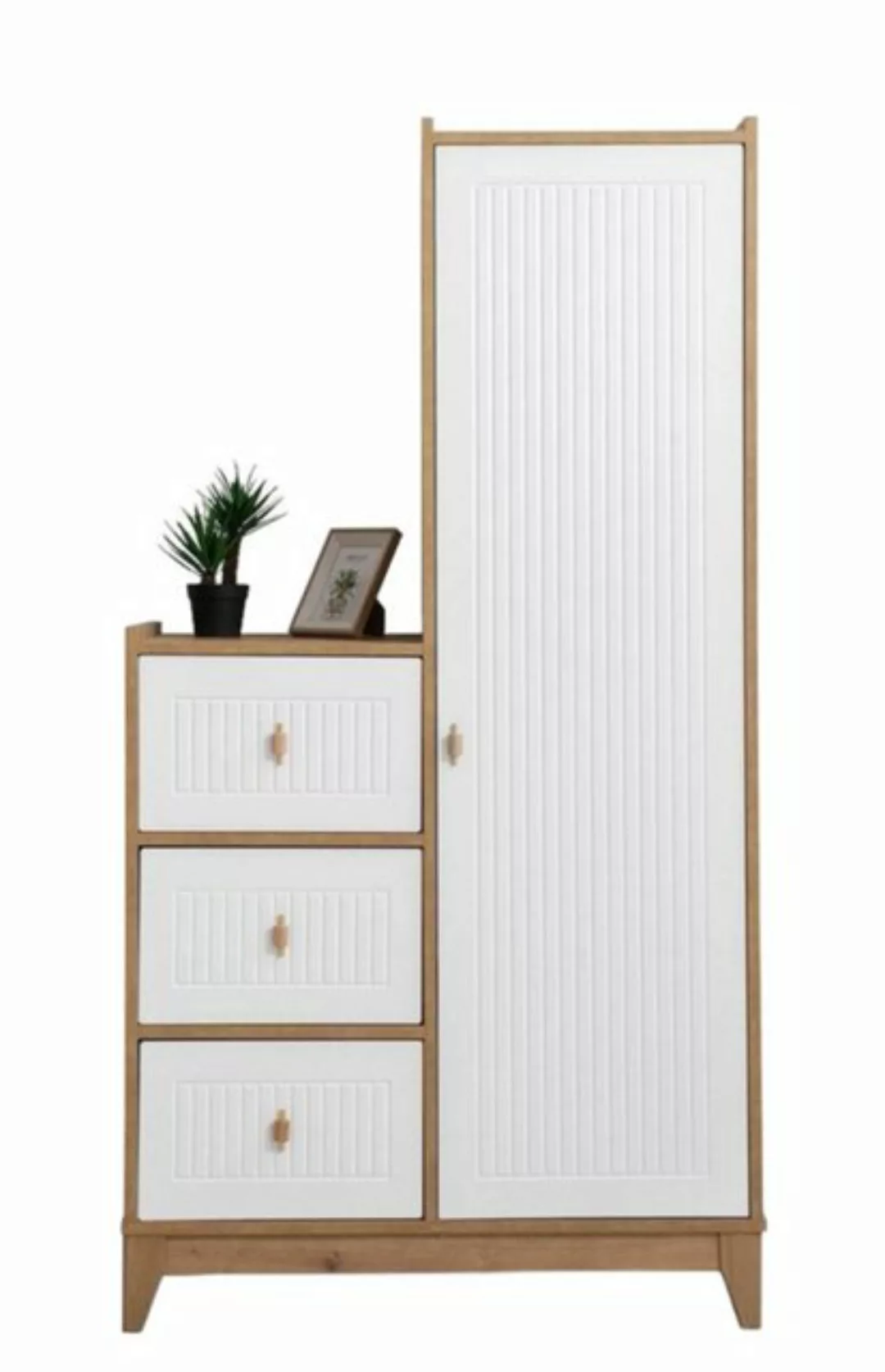 Xlmoebel Kleiderschrank Modern Holzschrank Kinderzimmerdesign mit luxuriöse günstig online kaufen