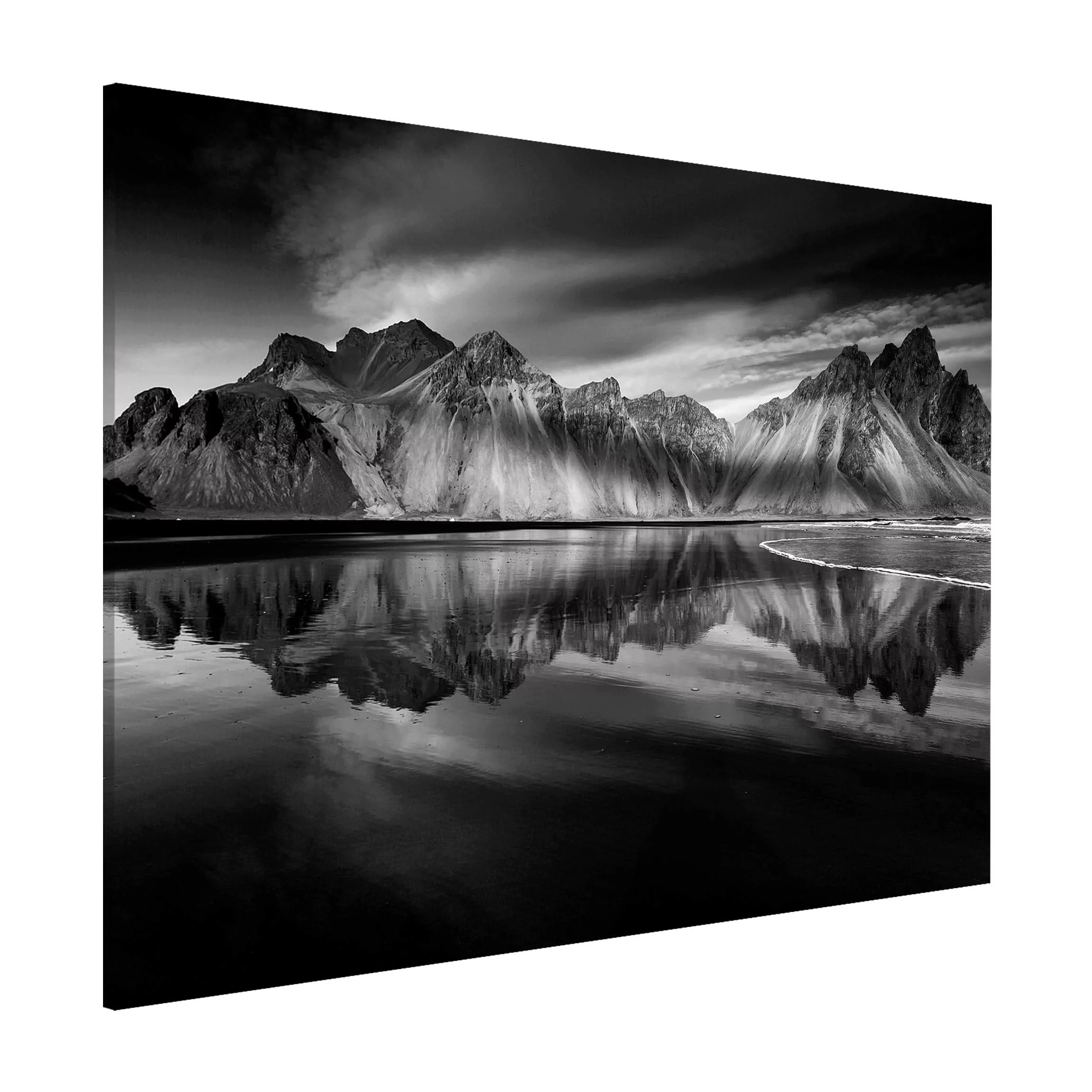 Magnettafel Natur & Landschaft - Querformat 4:3 Vesturhorn in Island günstig online kaufen