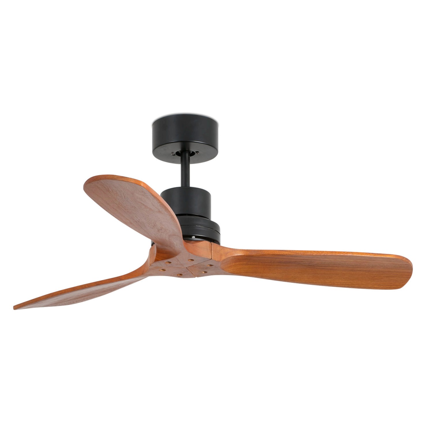 Deckenventilator Mini Lantau S, schwarz/walnuss günstig online kaufen