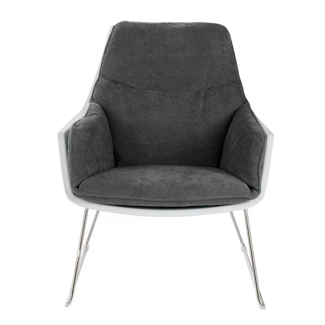 Kunststoff Schalen Sessel im Retrostil Schaumstoffpolsterung (2er Set) günstig online kaufen