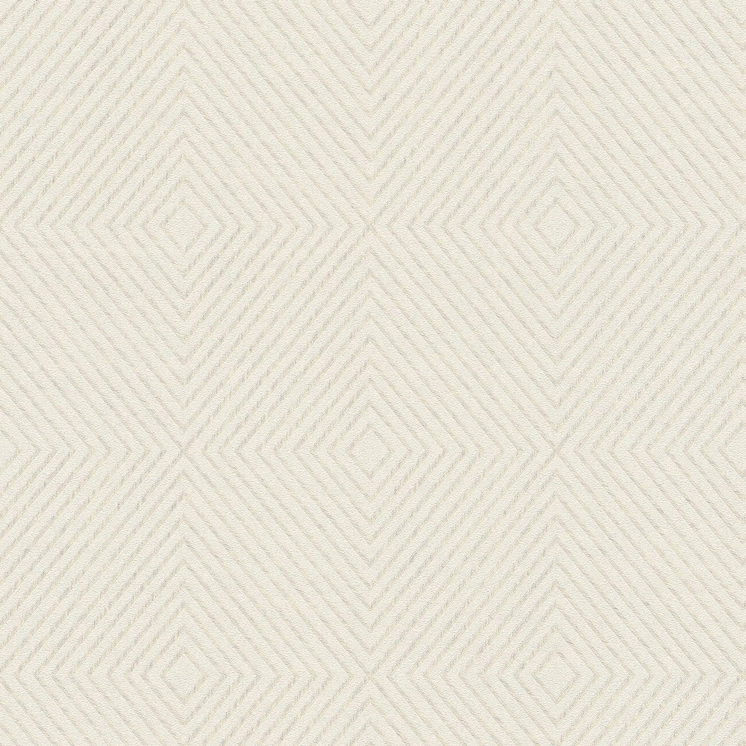 PROFHOME 369263-GU Grafik Tapete Geometrisch Matt Creme Perl- Beige 0,53 m günstig online kaufen