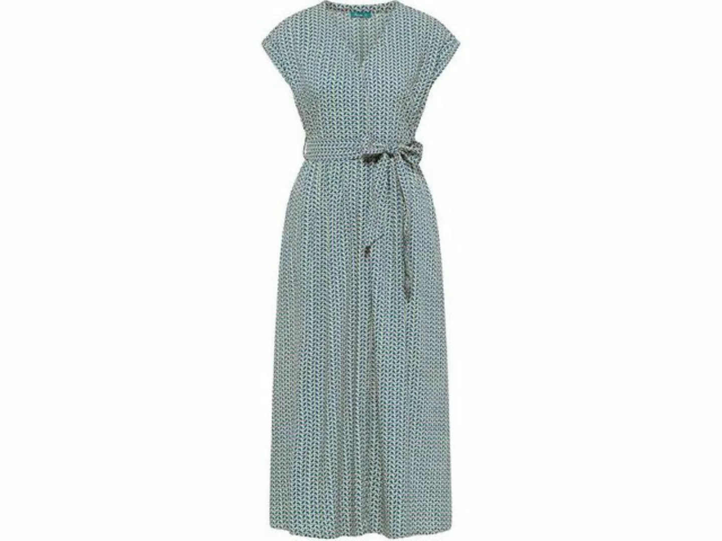 Tranquillo Jerseykleid tranquillo Bio-Damen-Maxi-Blusenkleid mit Bindegür günstig online kaufen