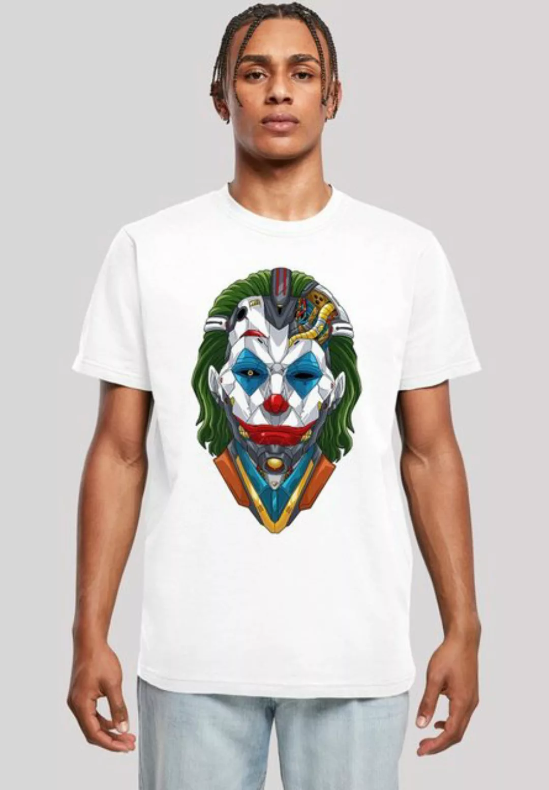F4NT4STIC T-Shirt Cyberpunk Joker Print günstig online kaufen