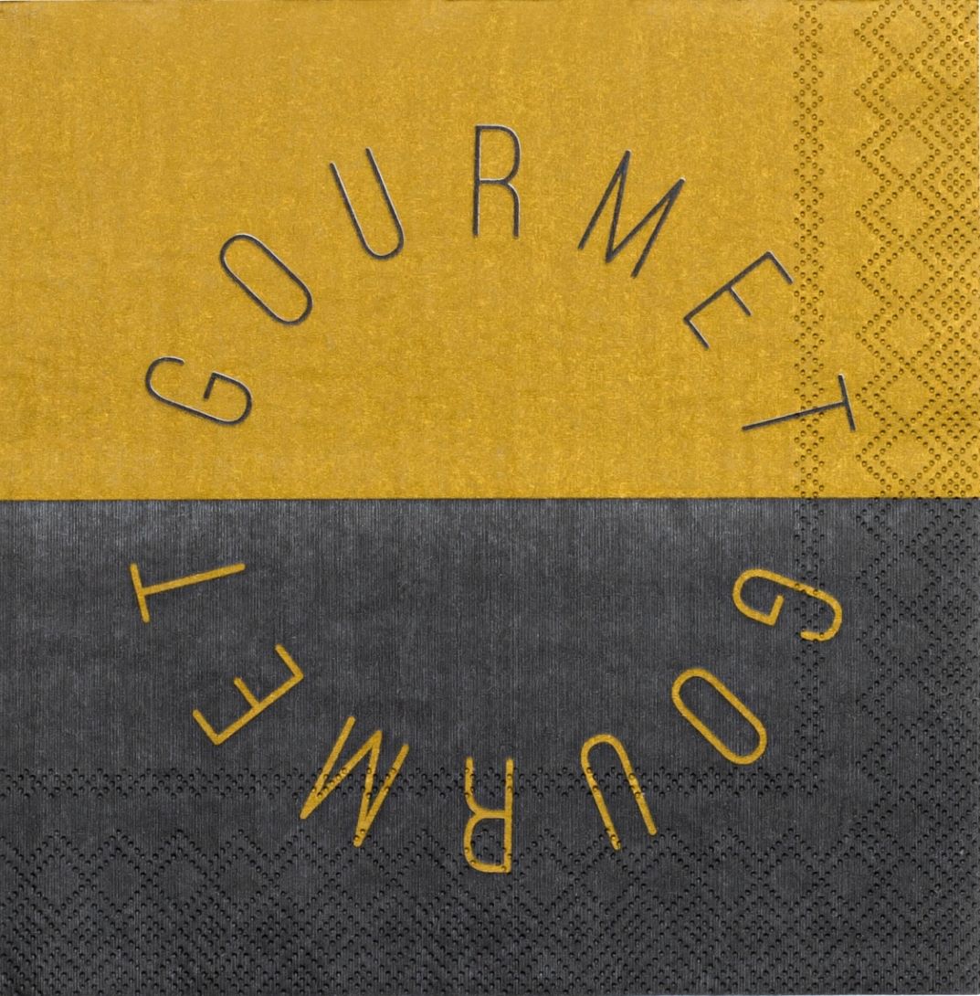 Serviette 33x33 cm Gourmet günstig online kaufen