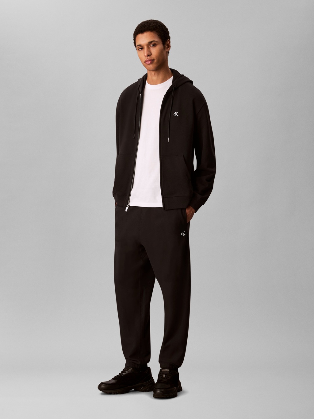 Calvin Klein Jeans Sweathose "EU 350TERRY MONOGRAM JOGGER", regular fit günstig online kaufen