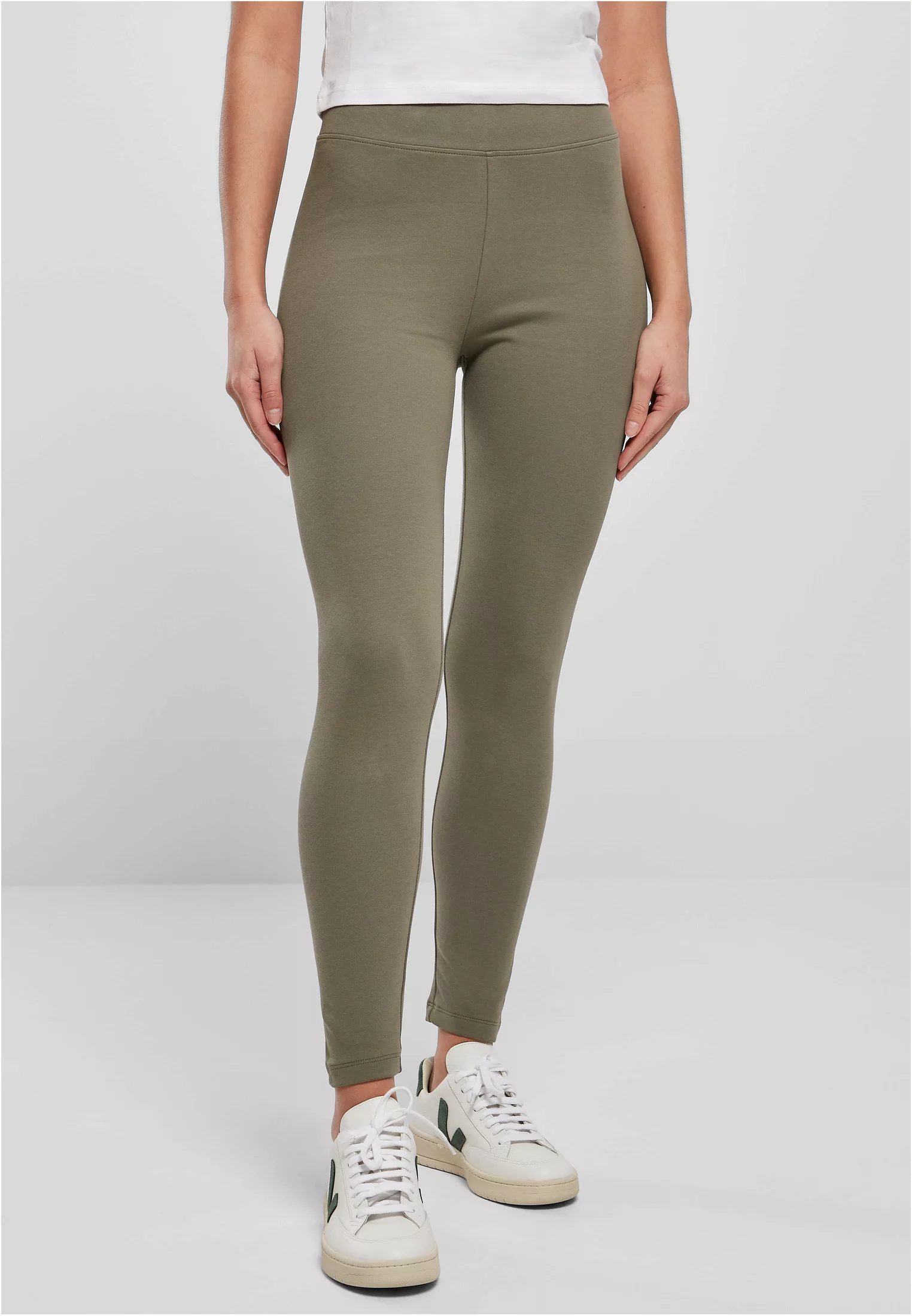 URBAN CLASSICS Leggings "Urban Classics Damen Ladies High Waist Jersey Legg günstig online kaufen