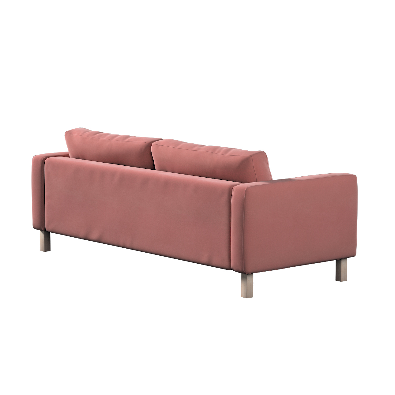 Bezug für Karlstad 3-Sitzer Sofa nicht ausklappbar, kurz, koralle, Bezug fü günstig online kaufen