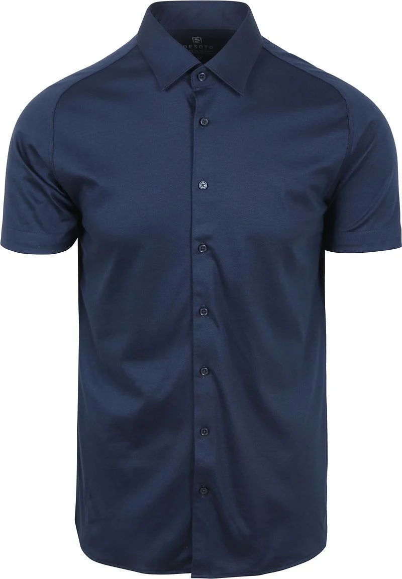 Desoto Short Sleeve Jersey Hemd Navy  - Größe L günstig online kaufen