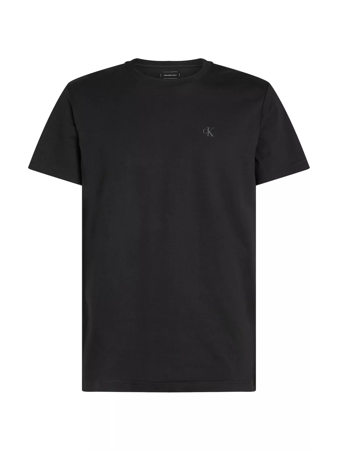 Calvin Klein Jeans T-Shirt TEXTURED MONOLOGO TEE mit Backprint günstig online kaufen