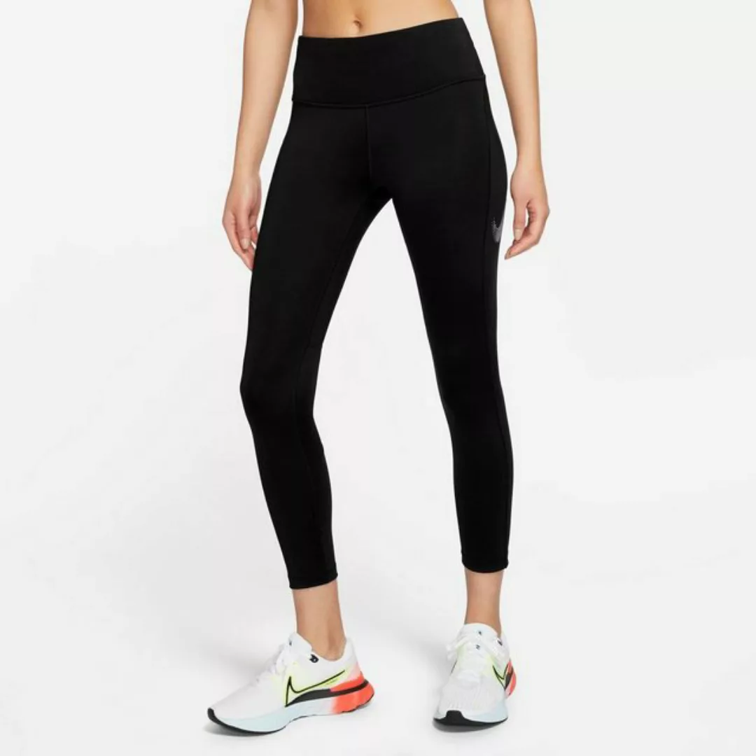 Nike Laufhose FAST SWOOSH WOMEN'S MID-RISE / LEGGINGS günstig online kaufen