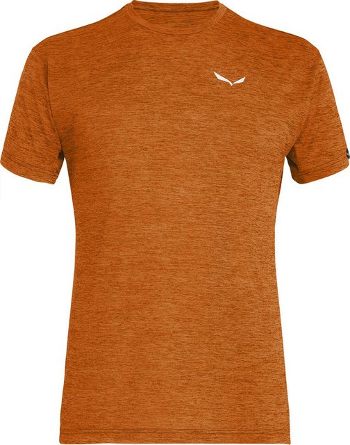 Salewa Kurzarmshirt PUEZ MELANGE DRY M S/S TEE burnt orange melange günstig online kaufen