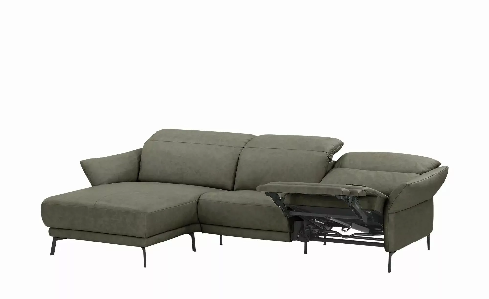 Wohnwert Ecksofa Leder Bellana ¦ grün ¦ Maße (cm): B: 291 H: 101 T: 176 Pol günstig online kaufen