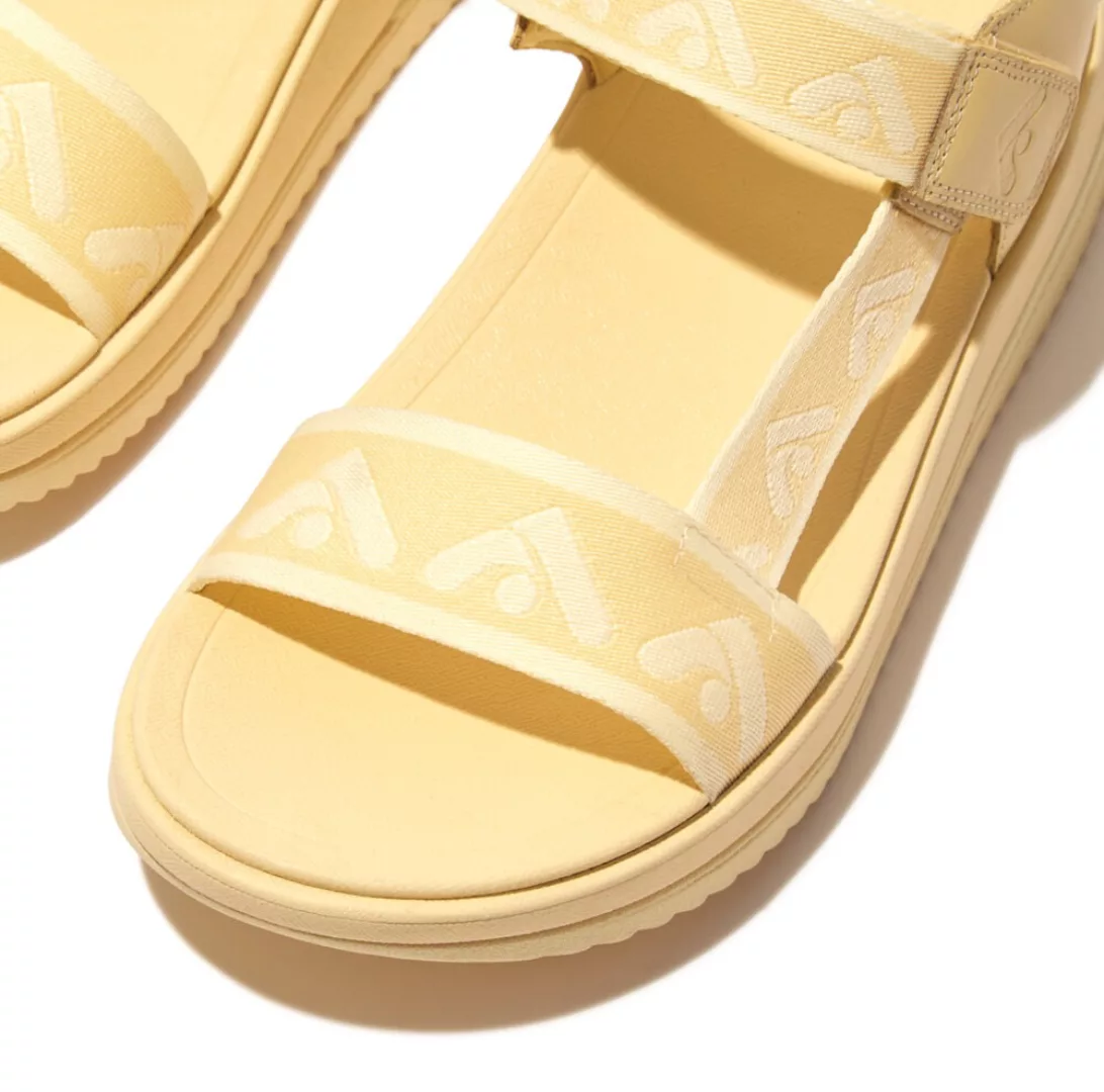 Fitflop Sandale "SURFF WEBBING BACK", Sommerschuh, Sandalette, Keilabsatz, günstig online kaufen