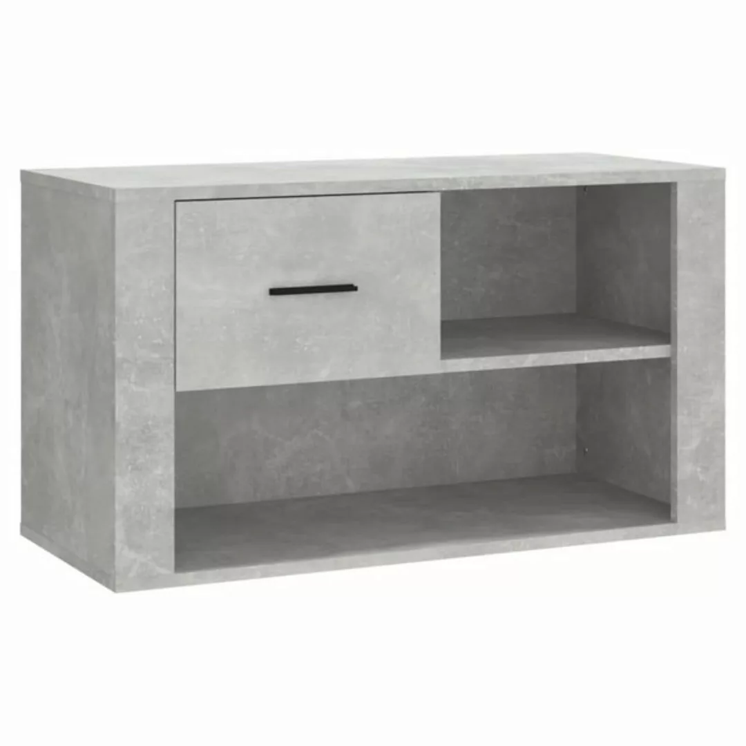 furnicato Schuhschrank Betongrau 80x35x45 cm Holzwerkstoff günstig online kaufen