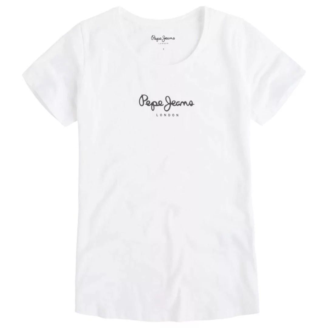 Pepe Jeans Virginia Kurzärmeliges T-shirt S White günstig online kaufen