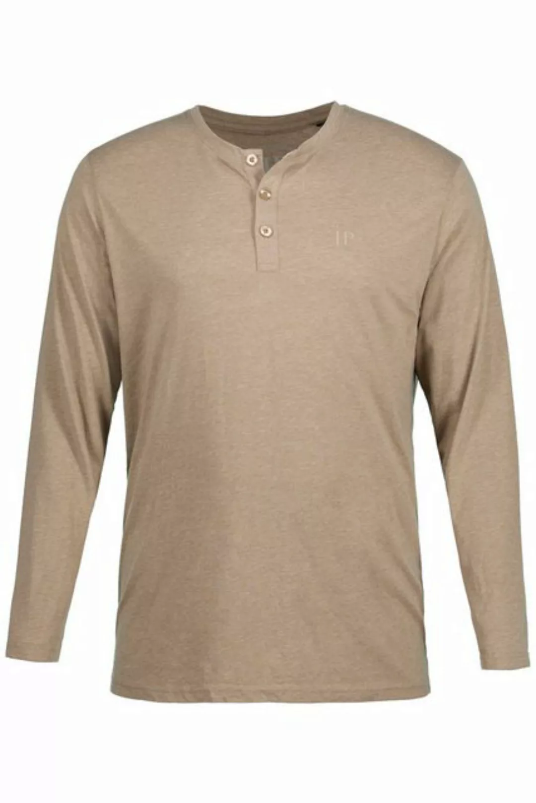 JP1880 T-Shirt JP 1880 Henley Basic Shirt Langarm Knopfleiste günstig online kaufen