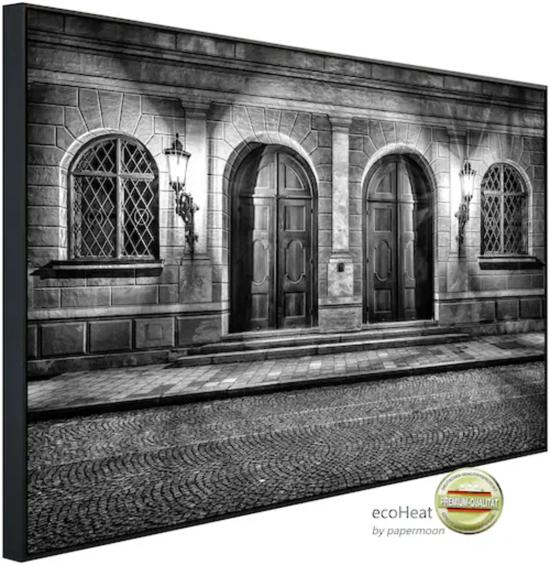 Papermoon Infrarotheizung »Alte Türen Schwarz & Weiß« günstig online kaufen