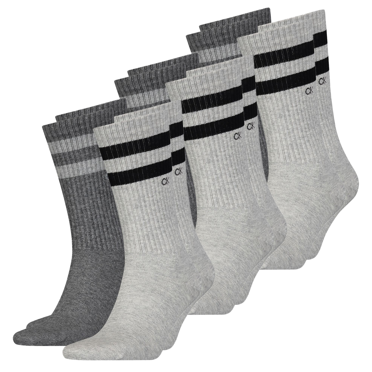 Calvin Klein Herren Socken STRIPES 4er, 6er, 8er Pack günstig online kaufen