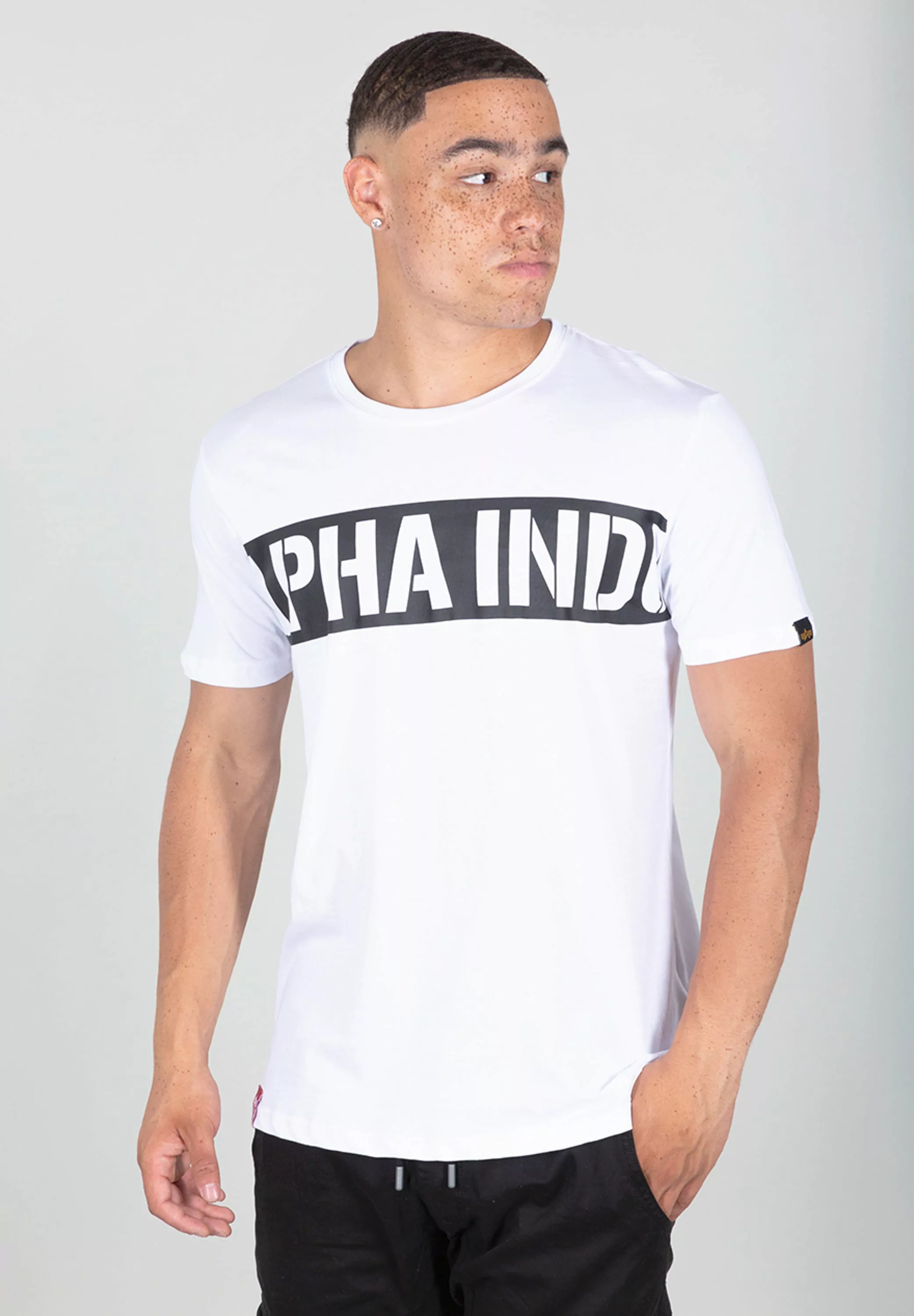 Alpha Industries T-Shirt "Alpha Industries Men - T-Shirts Printed Stripe T- günstig online kaufen