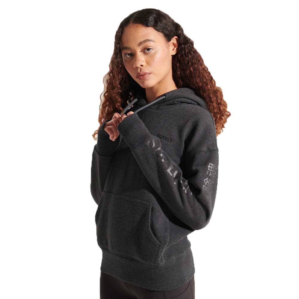 Superdry Corporate Logo Sweatshirt XS Dark Charcoal Marl günstig online kaufen