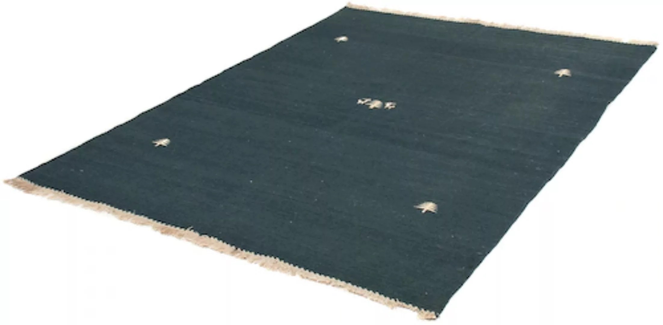 morgenland Wollteppich »Kelim - Oriental - 200 x 150 cm - dunkelblau«, rech günstig online kaufen