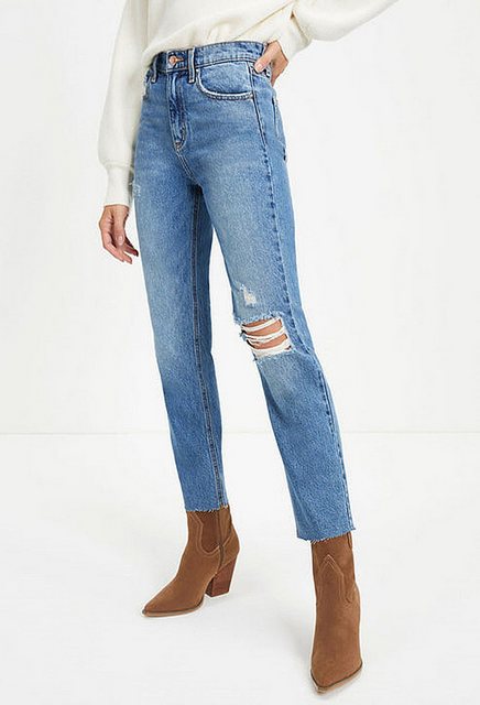 CHENIN Bequeme Jeans Gerade hose mit hoher taille, damenjeans Jeans mit hoh günstig online kaufen