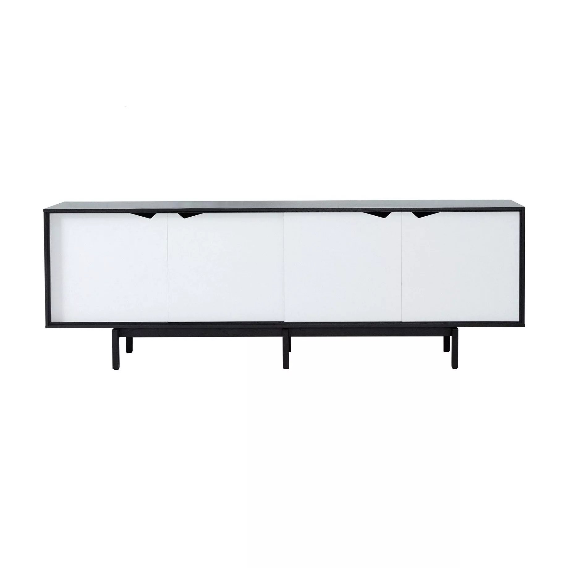 Andersen Furniture - S1 Sideboard Türen weiß - eiche schwarz/alpinoweiß/lac günstig online kaufen