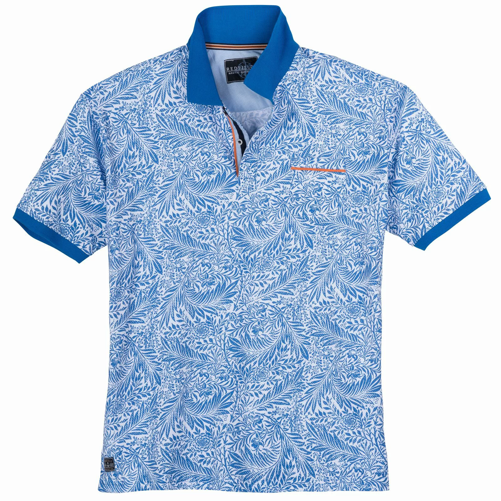 redfield Poloshirt Redfield Übergrößen Poloshirt floral günstig online kaufen