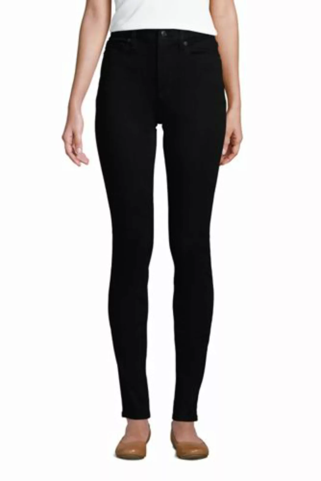 Slim Fit 360° Stretch Jeans, Damen, Größe: 42 34 Normal, Schwarz, Baumwoll- günstig online kaufen