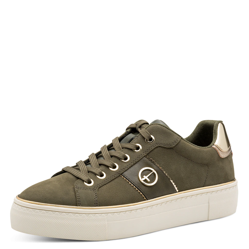 Tamaris Plateausneaker, Freizeitschuh, Halbschuh, Schnürschuh mit glänzende günstig online kaufen